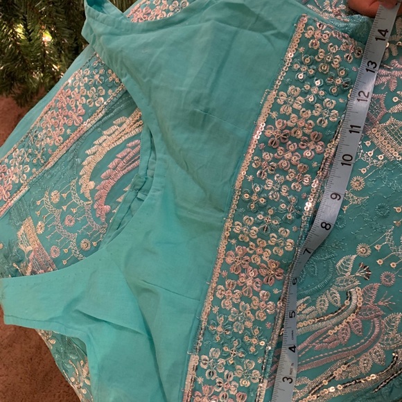 Indian Sari 3 piece set - Picture 7 of 13